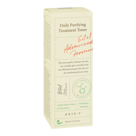 Axis-Y Daily Purifying Treatment Toner with BHA, Salicylic Acid & Centella, Pore Care, Oil Control, 80ml - Image 2