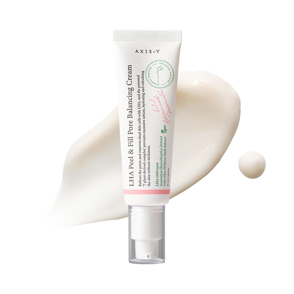 AXIS-Y LHA Peel & Fill Pore Balancing Cream Moisturizer, Blackhead Remover, Pore Minimizer, 50ml - Main Image