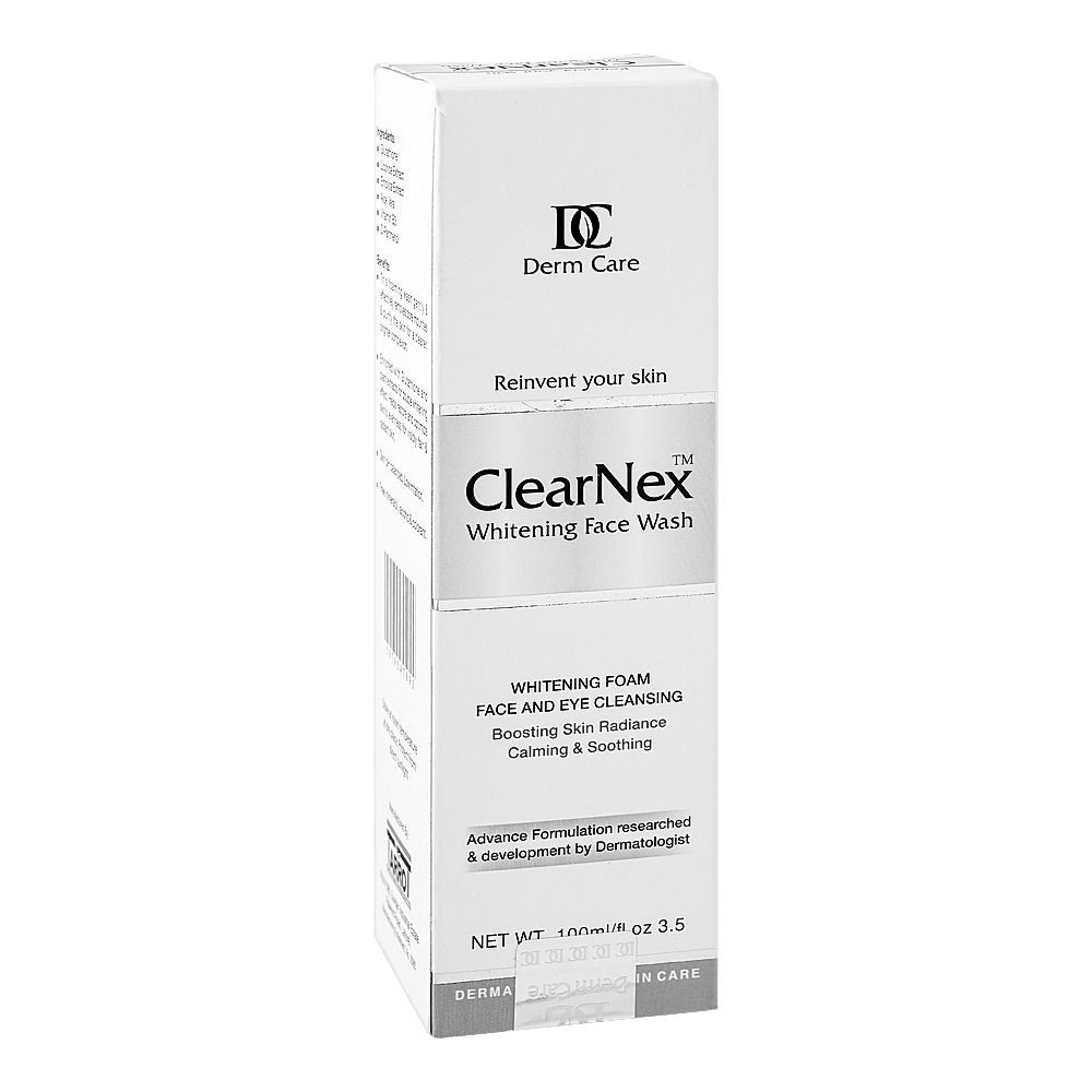 Clearnex Whitening Face Wash, For All Skin Types, 100ml - Main Image