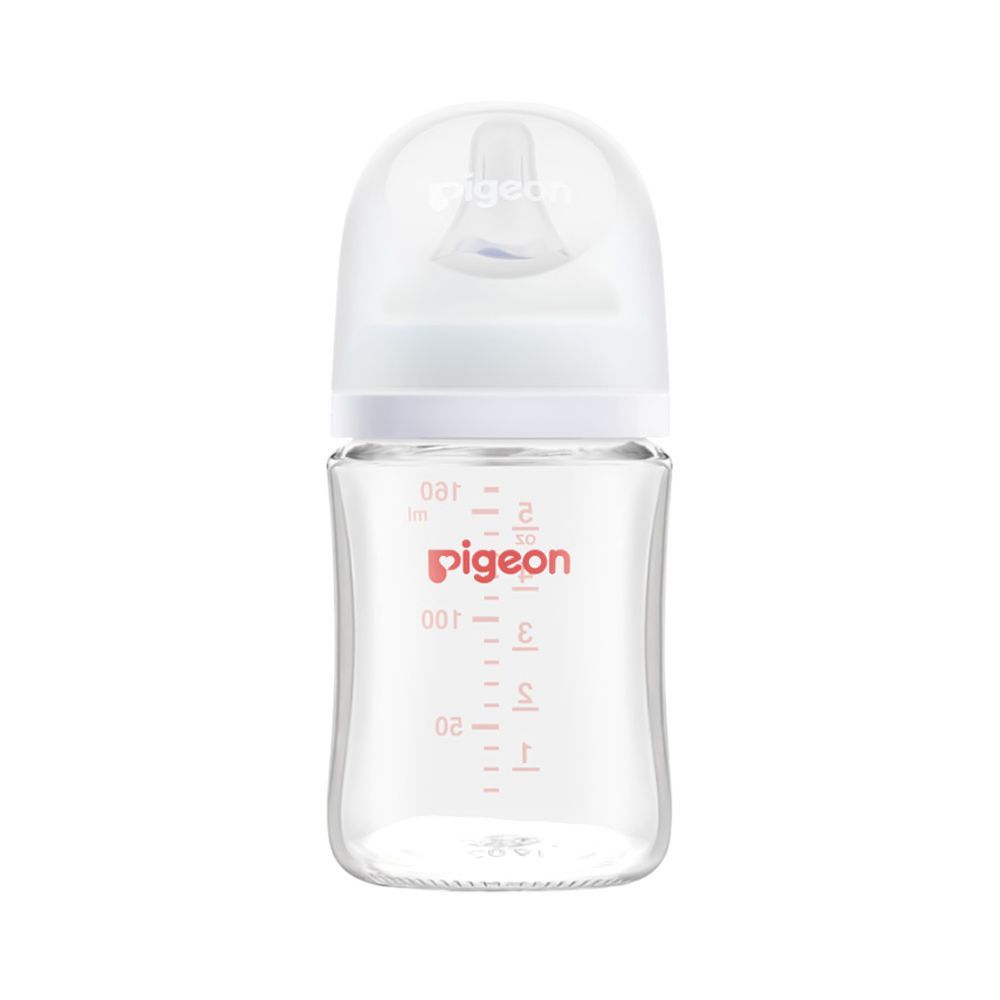 Pigeon SofTouch Glass Nursing Feeder Bottle, For 0+ Months, 160ml A81271 - Main Image