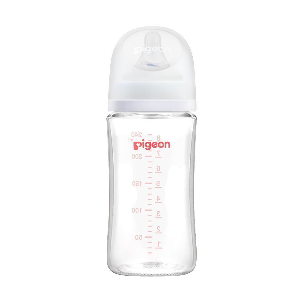 Pigeon SofTouch Glass Nursing Feeder Bottle, For 3+ Months, 240ml, A81272 - Main Image