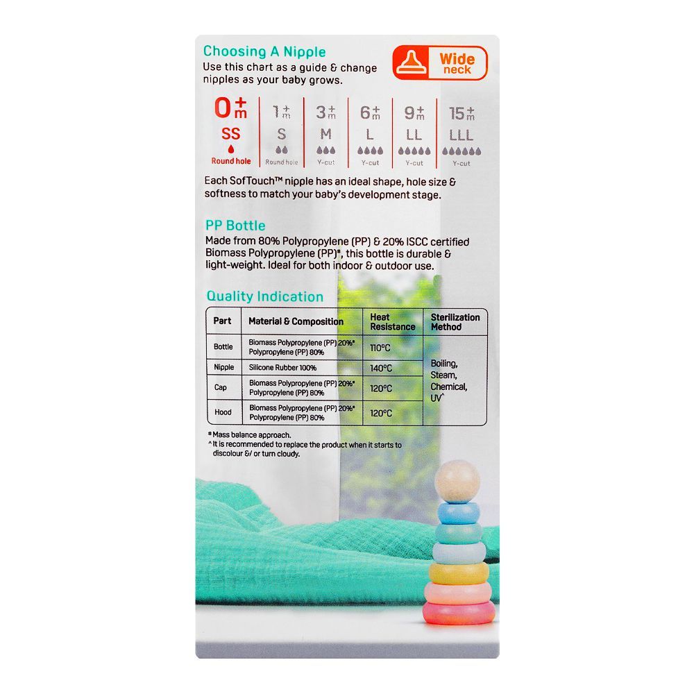 Pigeon SofTouch Nursing PP Feeder Bottle, For 0+ Months, 160ml, A81295 - Image 5