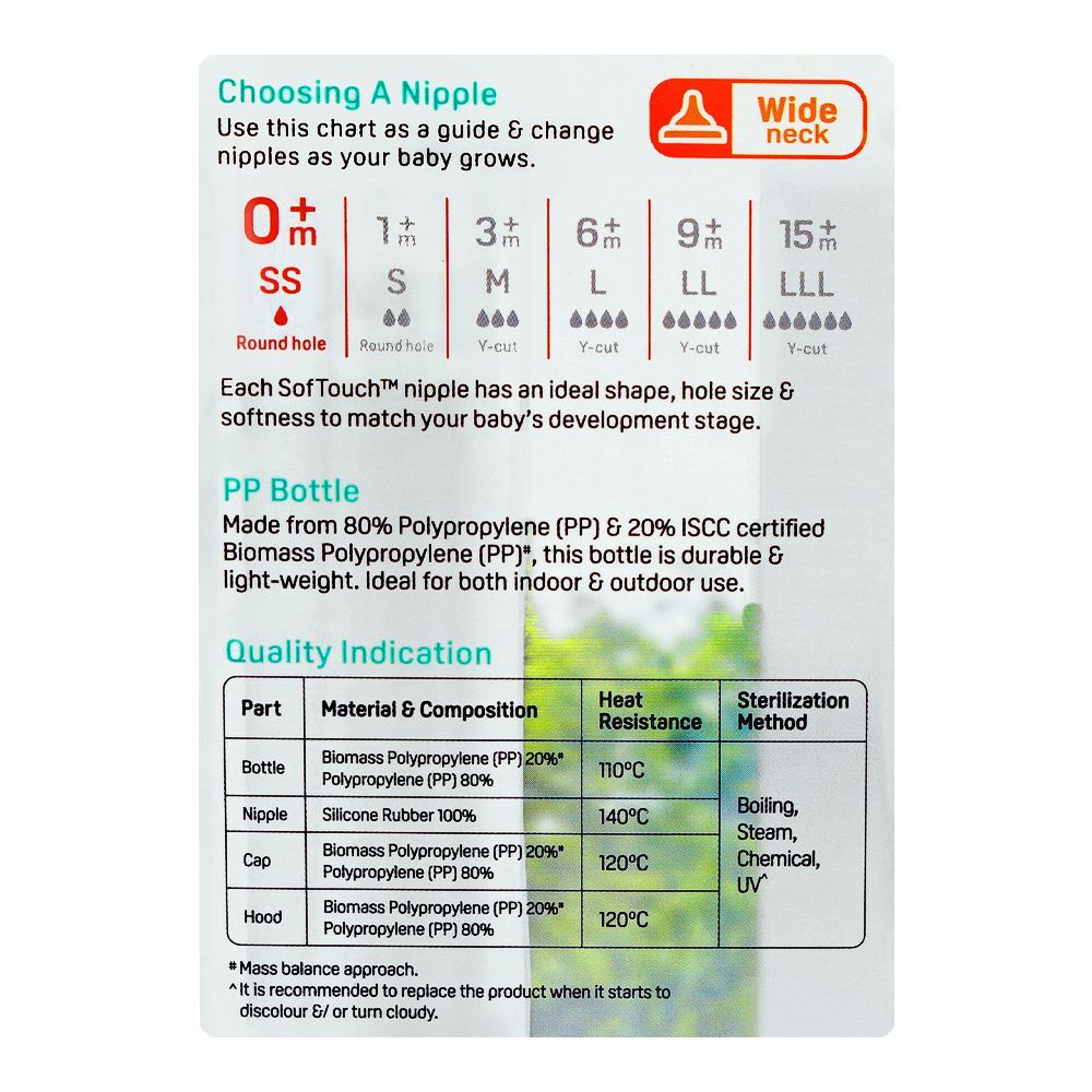 Pigeon SofTouch Nursing PP Feeder Bottle, For 0+ Months, 160ml, A81295 - Image 6