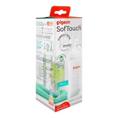 Pigeon SofTouch Nursing PP Feeder Bottle, For 3+ Months, 240ml, A81290 - Image 2