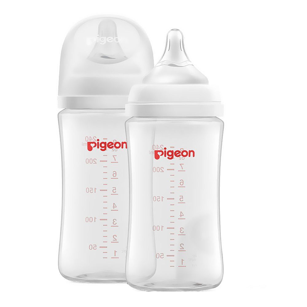 Pigeon SofTouch Nursing PP Feeder Bottle, For 3+ Months, 240ml, 2-Pack, A81293 - Main Image