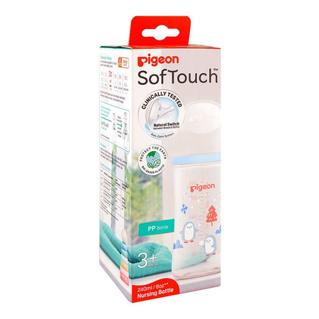 Pigeon SofTouch Nursing PP Feeder Bottle, For 3+ Months, 240ml, A81298 - Image 2