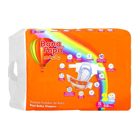 Bona Papa Magic Baby Diapers, No. 2, Small, 3-6 Kg, 68-Pack - Image 2