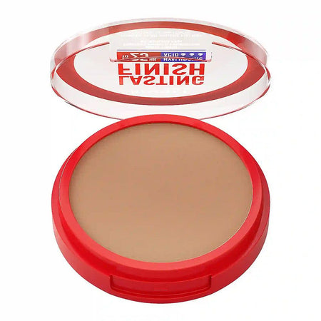 Rimmel Lasting Finish 25H Compact Powder Foundation with Hyaluronic Acid, Matte Finish, SPF20, 008 Soft Beige - Main Image