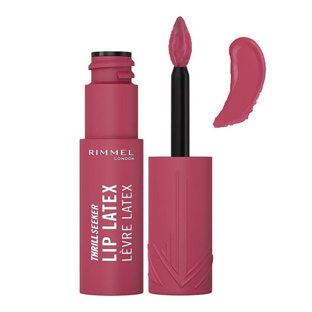 Rimmel Thrill Seeker Lip Latex, Liquid Lipstick, 6ml, 300 Main Character - Main Image