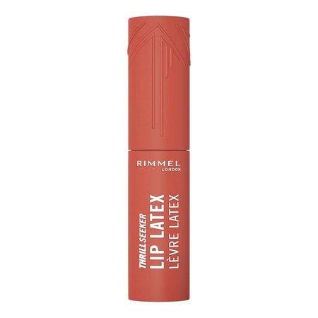 Rimmel Thrill Seeker Lip Latex, Liquid Lipstick, 6ml, 200 So Peachy - Image 2