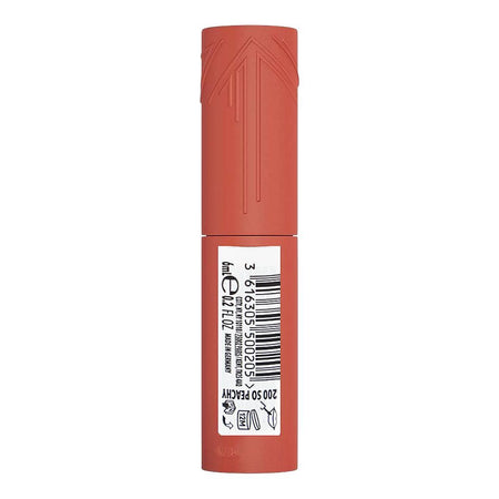 Rimmel Thrill Seeker Lip Latex, Liquid Lipstick, 6ml, 200 So Peachy - Image 3