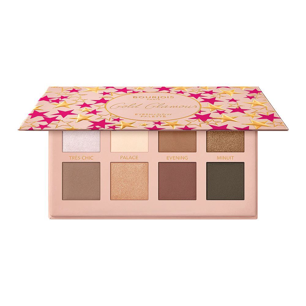 Bourjois Eyeshadow Palette, 8 Shades, 01 Gold Glamour - Main Image