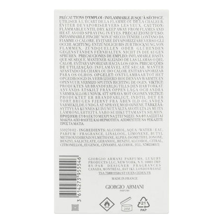 Giorgio Armani Acqua Di Gio, Eau de Toilette, For Men, 100ml - Image 3