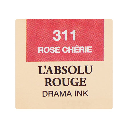 L’Absolu Rouge Drama Ink Semi-Matte Liquid Lipstick, 6ml, 311 Rose Cherie - Image 7