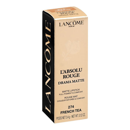 Lancome Paris L'Absolu Rouge Drama Matte Lipstick, 274 French Tea, 3.4g - Image 2