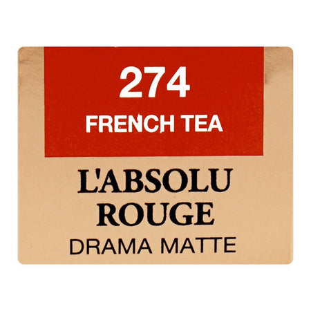 Lancome Paris L'Absolu Rouge Drama Matte Lipstick, 274 French Tea, 3.4g - Image 6