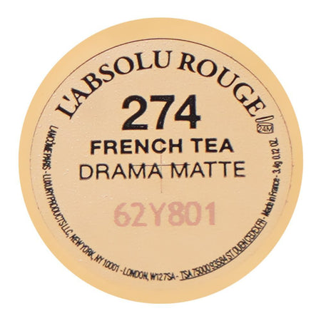 Lancome Paris L'Absolu Rouge Drama Matte Lipstick, 274 French Tea, 3.4g - Image 7