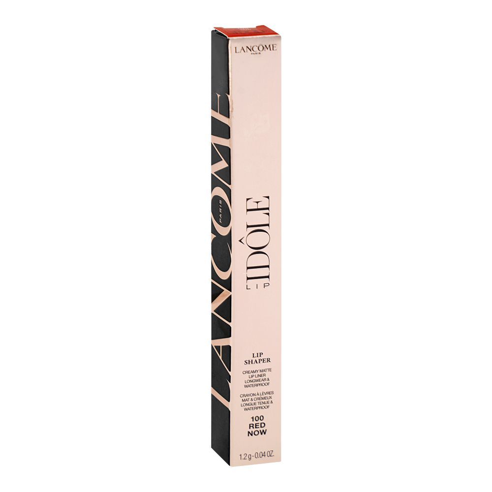 Lancome Paris Idole Lip Shaper Creamy Matte Lip Liner, 100 Red Now - Image 2
