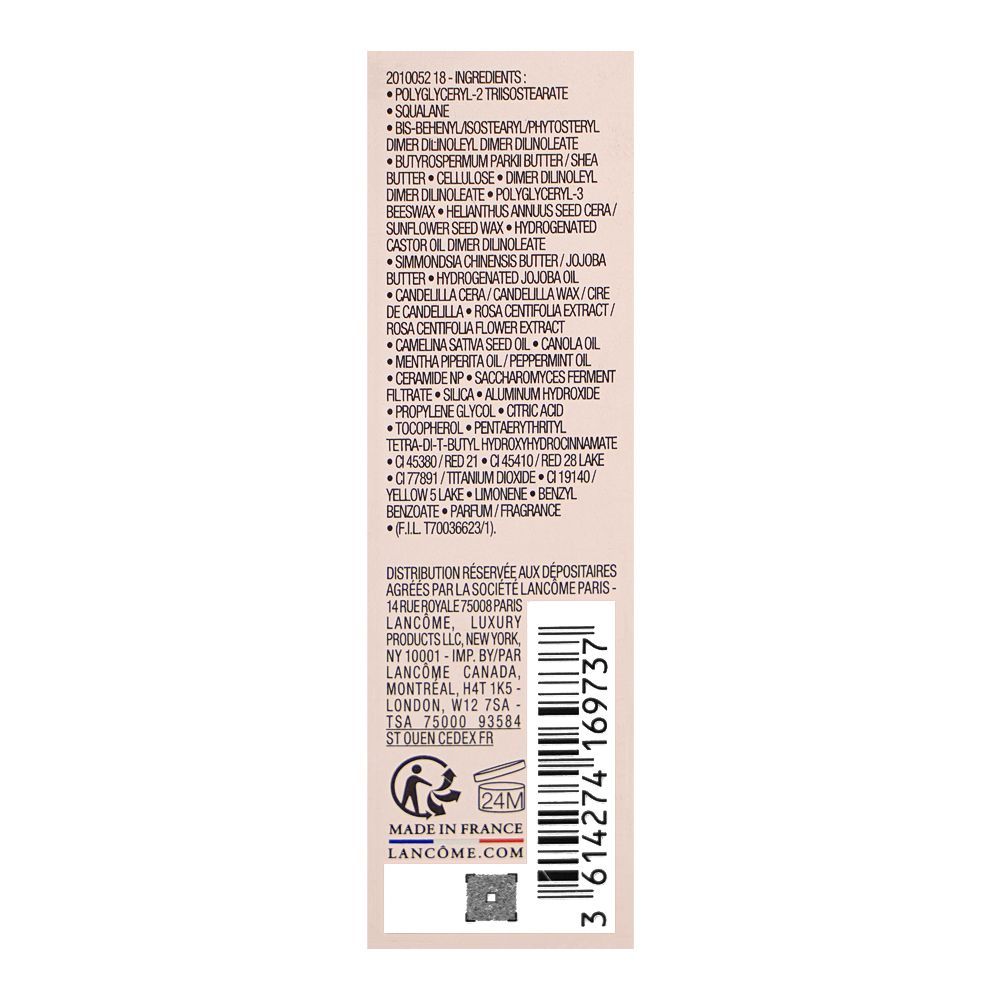 Lancome Paris Idole Squalane-12 Butter Glow Hydrating Lip Balm, 3g, 10 Keep It Glowy - Image 3