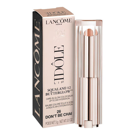 Lancome Paris Idole Squalane-12 Butter Glow Hydrating Lip Balm, 3g, 26 Don't Be Chai - Image 2