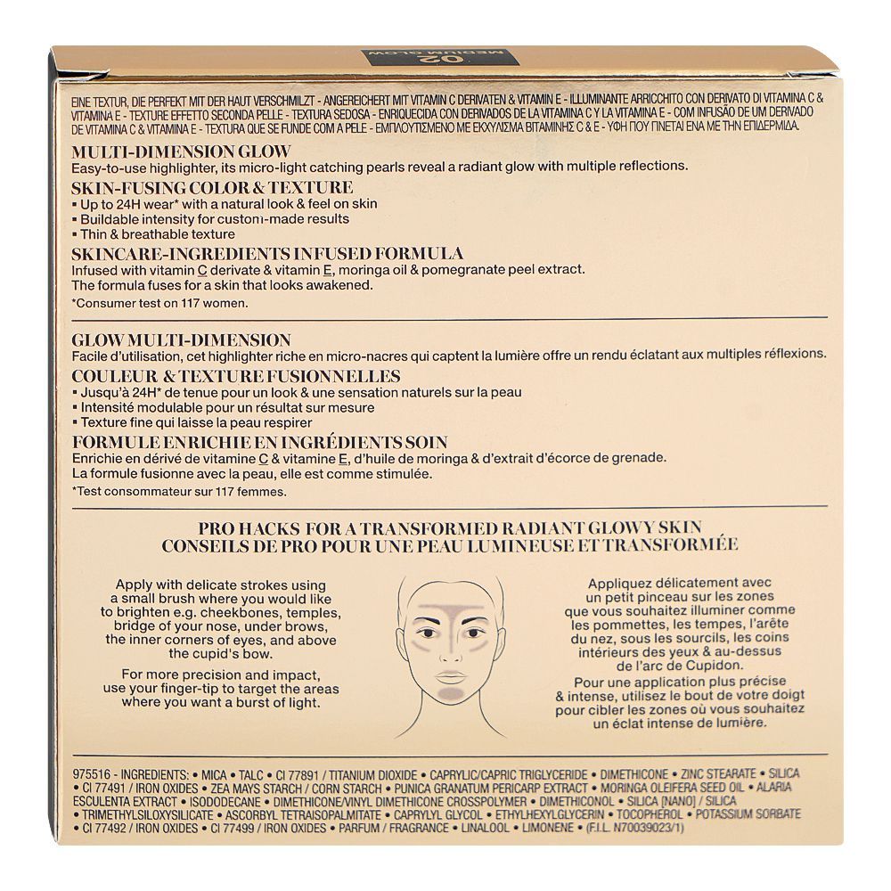 Teint Idole Ultra Wear C.E. Skin Transforming Highlighter, 10g, 02 Medium Glow - Image 3