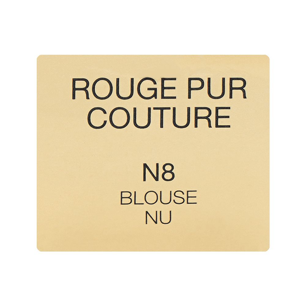 Yves Saint Laurent Rouge Pur Couture Satin Lipstick, 3.8g, N8 Blouse Nu - Image 6