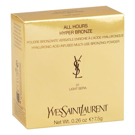 Yves Saint Laurent All Hours Hyper Bronzer Pressed Powder, 7.5g, 01 Light Sepia - Image 2