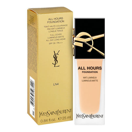 Yves Saint Laurent All Hours Liquid Foundation, Full Coverage, Luminous Matte, SPF-39, PA+++, 25ml, LN4 - Image 2
