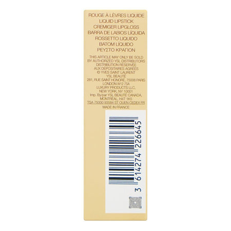 Yves Saint Laurent The Inks Blur Matte Lip Stain, 5.5ml, 201 Red Invitation - Image 4