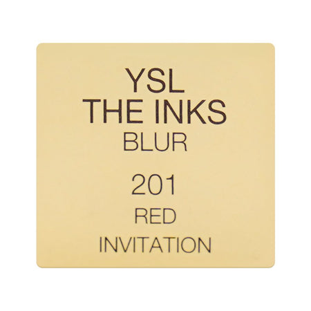 Yves Saint Laurent The Inks Blur Matte Lip Stain, 5.5ml, 201 Red Invitation - Image 6