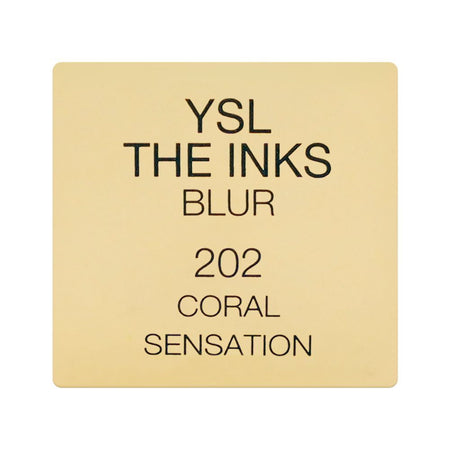 Yves Saint Laurent The Inks Blur Matte Lip Stain, 5.5ml, 202 Coral Sensation - Image 6