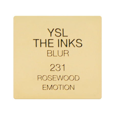 Yves Saint Laurent The Inks Blur Matte Lip Stain, 5.5ml, 231 Rosewood Emotion - Image 6