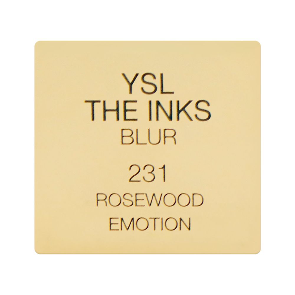 Yves Saint Laurent The Inks Blur Matte Lip Stain, 5.5ml, 231 Rosewood Emotion - Image 6