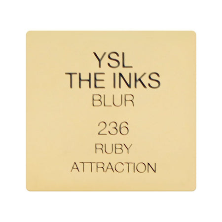 Yves Saint Laurent The Inks Blur Matte Lip Stain, 5.5ml, 236 Ruby Attraction - Image 6
