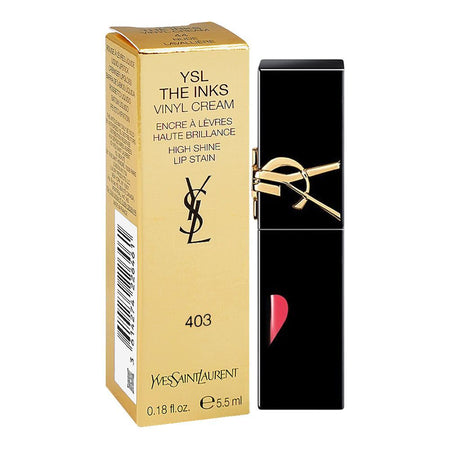 Yves Saint Laurent The Inks Vinyl Cream High Shine Lip Stain, 5.5ml, 403 Fuchsia Dimension - Image 2