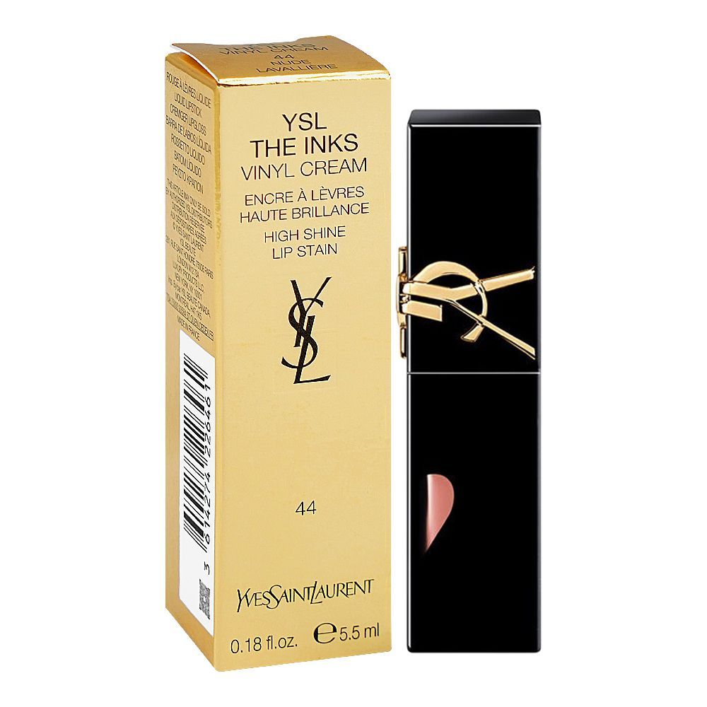 Yves Saint Laurent The Inks Vinyl Cream High Shine Lip Stain, 5.5ml, 44 Nude Lavalliere - Image 2