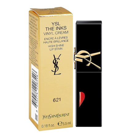 Yves Saint Laurent The Inks Vinyl Cream High Shine Lip Stain, 5.5ml, 621 Red Adoration - Image 2