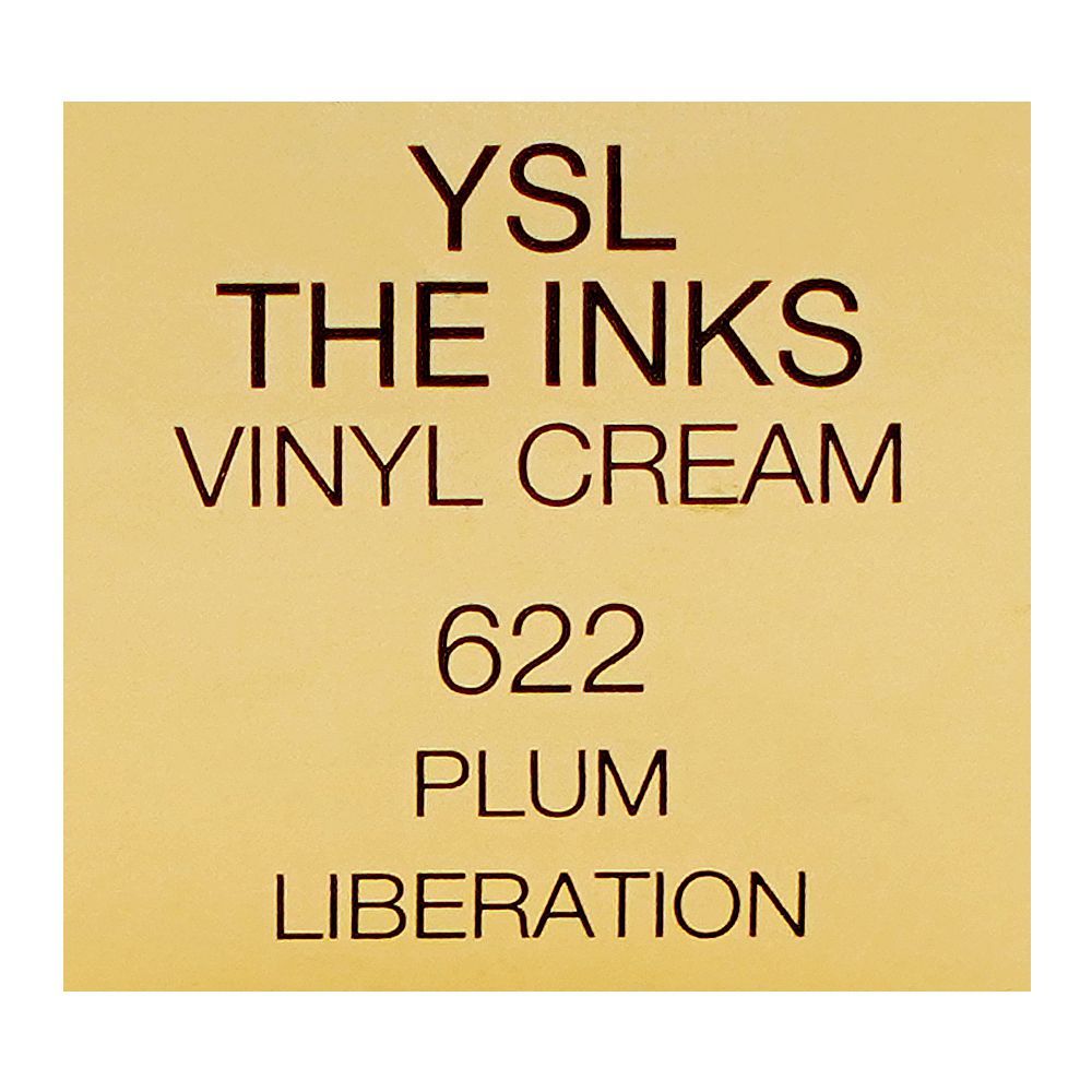 Yves Saint Laurent The Inks Vinyl Cream High Shine Lip Stain, 5.5ml, 622 Plum Liberation - Image 6