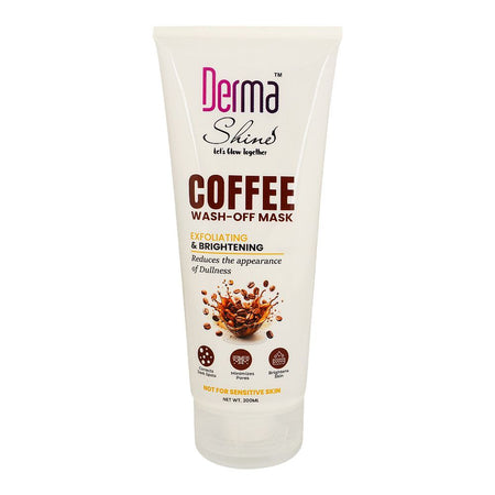 Derma Shine Coffee Wash-Off Mask, Exfoliating & Brightening, 200g - Main Image