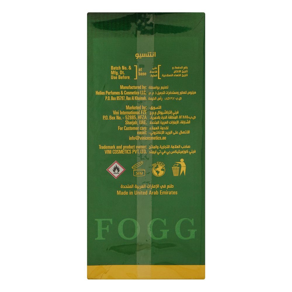 Fogg Scent Intensio, Eau de Parfum, For Men, 100ml - Image 3