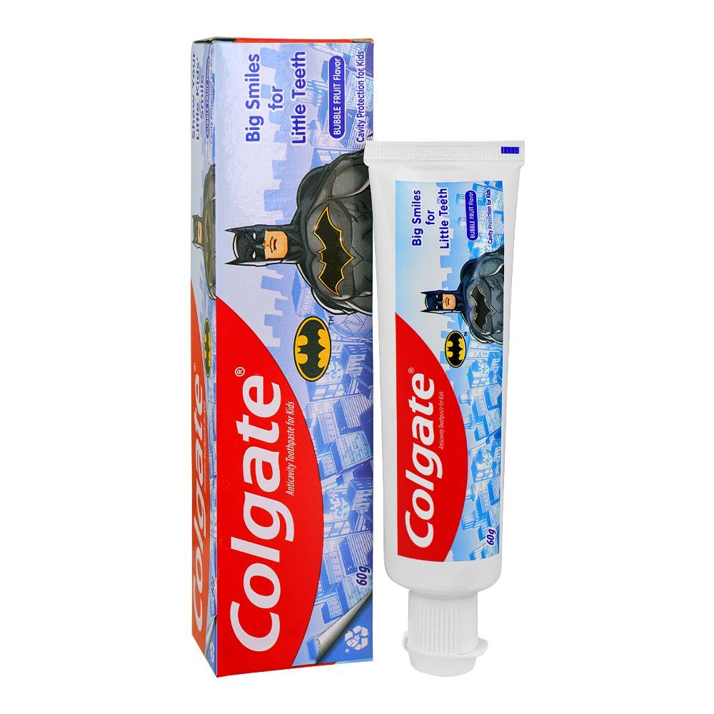 Colgate Batman Bubble Fruit Flavor Kids Toothpaste, 60g - Main Image