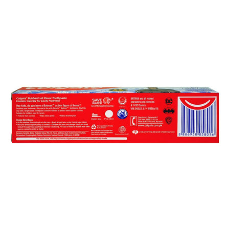 Colgate Batman Bubble Fruit Flavor Kids Toothpaste, 60g - Image 3
