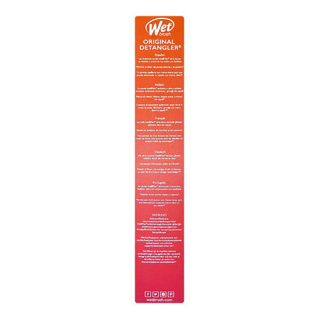 Wet Brush Original Detangler Hair Brush, Intelliflex Bristles, Less Breakage, Peach Tie & Dye, BWR830WATPE - Image 4