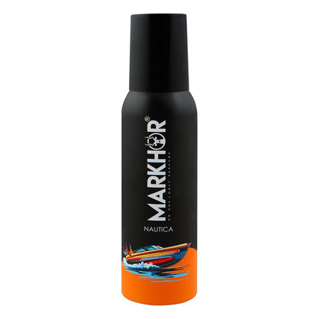 Markhor Nautica Deodorant Body Spray (No-Gas), For Men, 120ml - Main Image