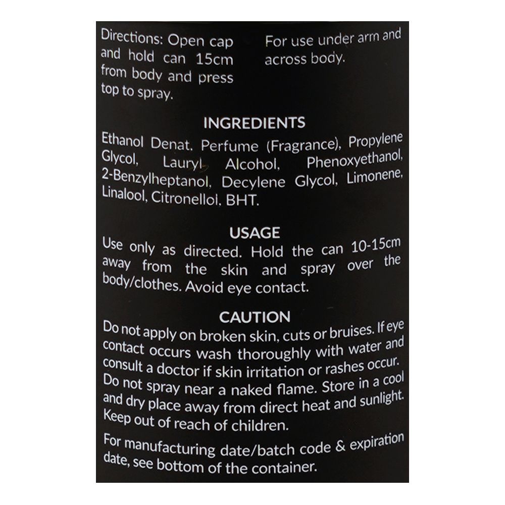 Markhor Nautica Deodorant Body Spray (No-Gas), For Men, 120ml - Image 3