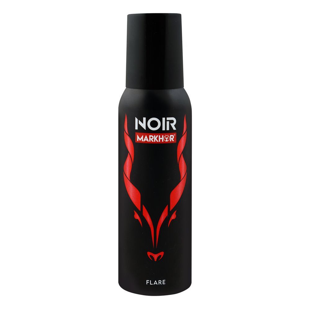 Markhor Noir Flare Deodorant Body Spray (No-Gas), For Men, 120ml - Main Image
