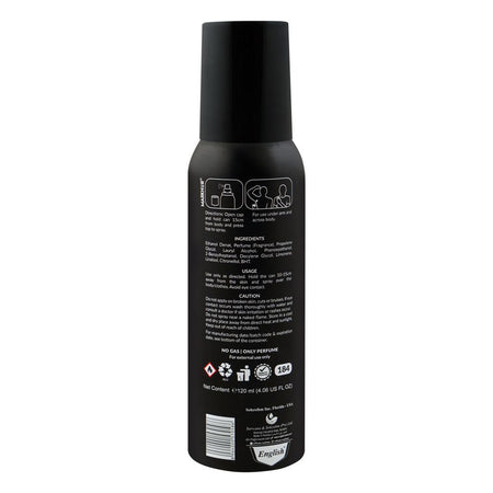 Markhor Noir Flare Deodorant Body Spray (No-Gas), For Men, 120ml - Image 2