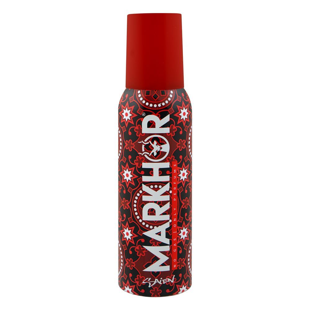Markhor Saien Deodorant Body Spray (No-Gas), For Men, 120ml - Main Image