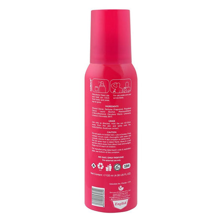 Markhor Gulabo Deodorant Body Spray (No-Gas), For Women, 120ml - Image 2