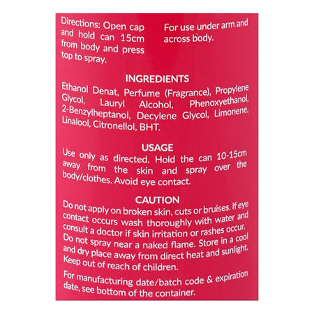 Markhor Gulabo Deodorant Body Spray (No-Gas), For Women, 120ml - Image 3